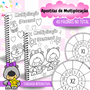 40 Atividades de Multiplicação (dezena e centena)